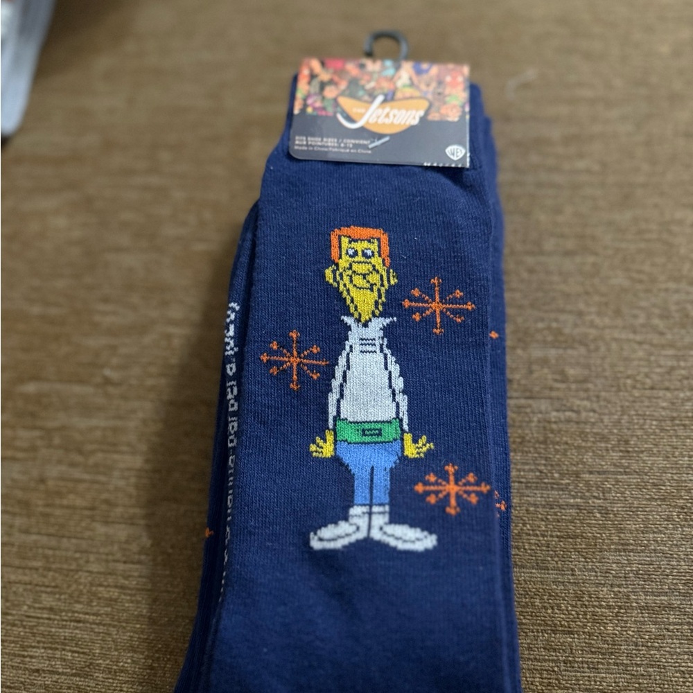 George Jetson Navy Blue Character Socks